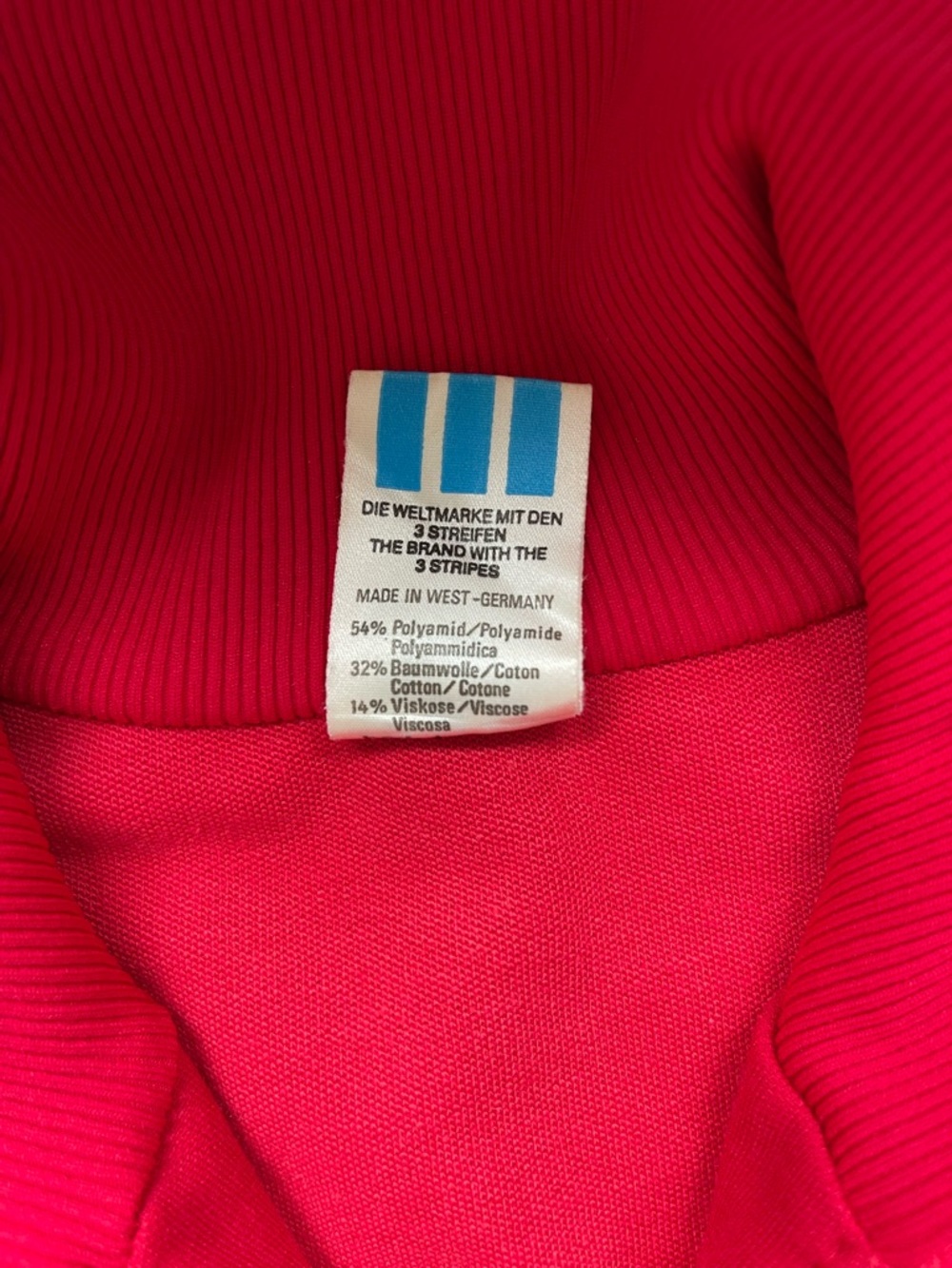ADIDAS Rare 1980s Vintage Polska Olympic tracksuit Made In West Germany Small - Picture 10 of 14